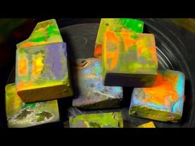 Multicolored Fresh Floury Dyed Chalk