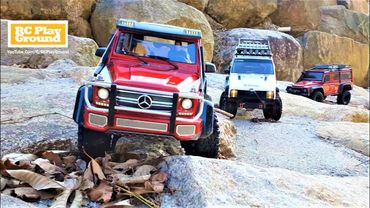 RC Car SCX10 II, TRX6 & TRX4 Creek Rock Crawling