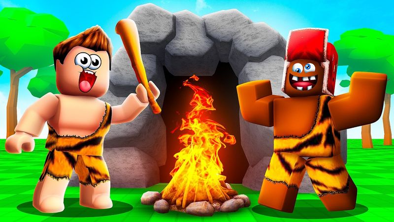 😨 МОЙ ДРУГ СТАЛ ДИКАРЁМ И ПОСТРОИЛ ПЕЩЕРУ ЗА 985.689 РОБУКСОВ! РОБЛОКС