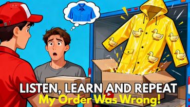 LEARN ENGLISH WITH A PODCAST | MY ONLINE ORDER WAS WRONG! |LISTENING, VOCABULARY, SPEAKING PRACTICE