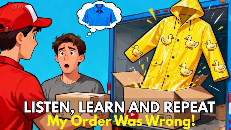 LEARN ENGLISH WITH A PODCAST | MY ONLINE ORDER WAS WRONG! |LISTENING, VOCABULARY, SPEAKING PRACTICE