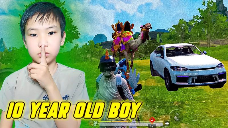 10 YEAR OLD BOY PLAYING  ACE DOMINATOR PUBG MOBILE UPDATE 3.7. #pubgmobile