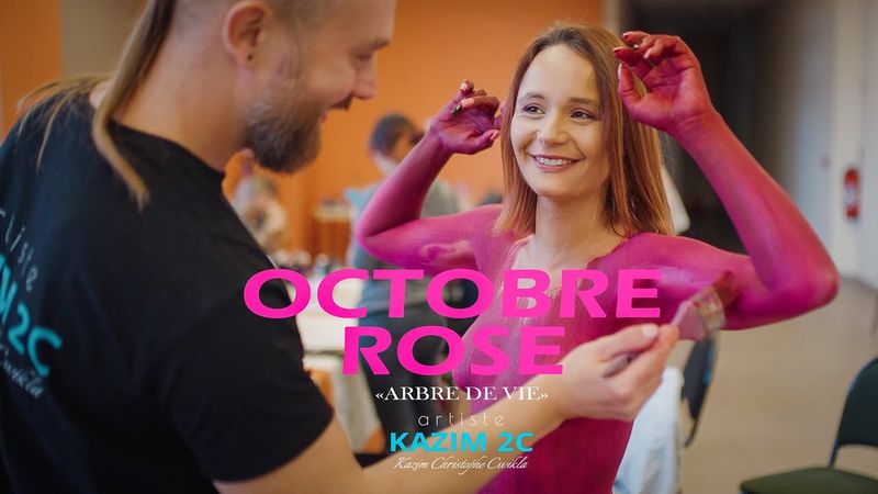 Tree of Life - 10 incredible women in bodypainting for Pink October