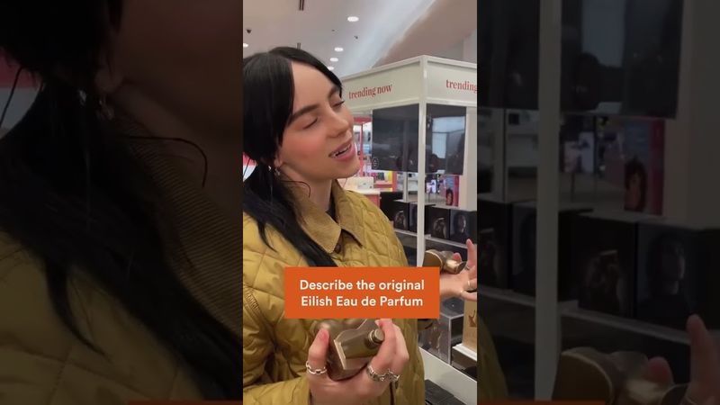 Billie Eilish visiting Ulta Beauty to see her fragrances in Los Angeles
