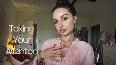 ASMR TAKING YOUR ATTENTION (Focus on Me/Pay Attention) Hand Movements, Nail Taps, Inaudible Whispers