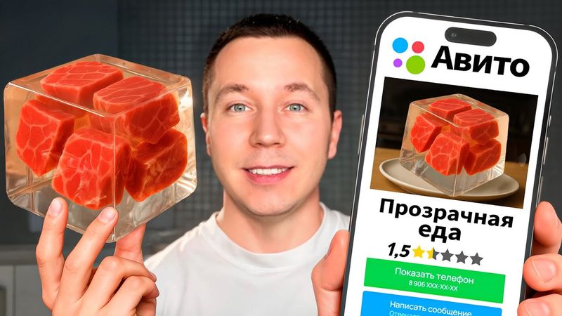 Пробуем Странную Еду с Авито!