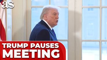 UNEXPECTED TRUMP MOMENT: Pauses OIL MEETING to show Off BALLROOM