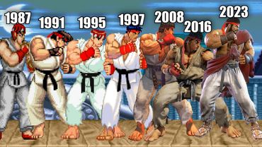 Evolution of Street Fighter Characters - 1987 to 2025