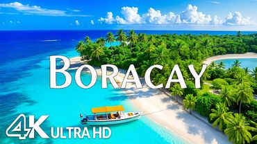 Boracay, Philippines 4K 🌴 The Natural Beauty of Palms, Azure Waters & Pristine Coastlines