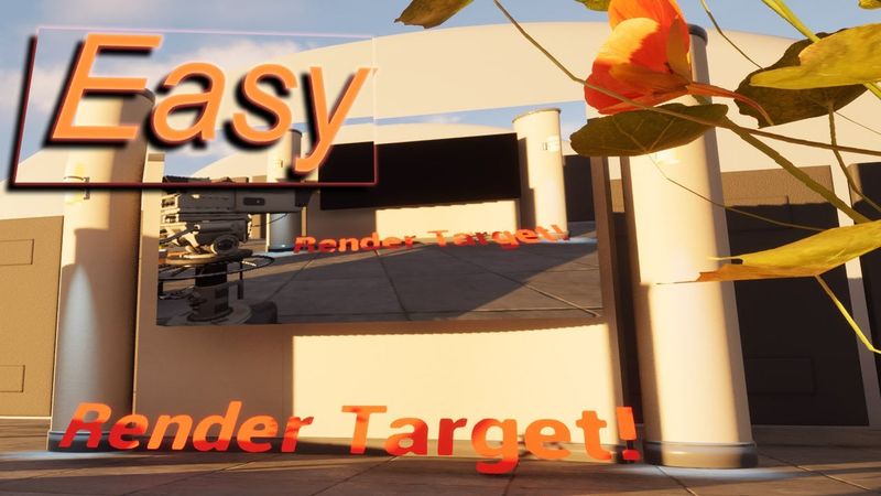 Easy Render Targets in 2 minutes Unreal 5!