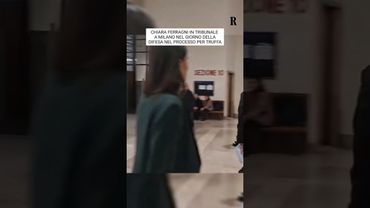 Ferragni in tribunale a Milano nel giorno della difesa nel processo per truffa