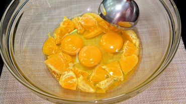 Взбиваем АПЕЛЬСИН с ЯЙЦОМ и Будет восторг от результата😯Век живи-век учись! Вкуснятина 10мин к чаю