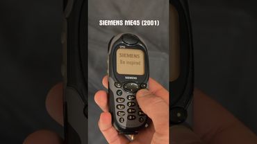 Как звучали телефоны в 2001-м: SIEMENS ME45