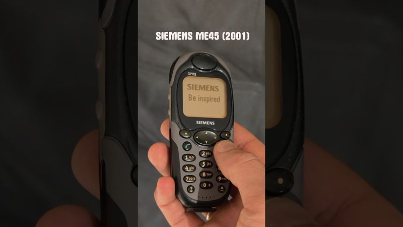 Как звучали телефоны в 2001-м: SIEMENS ME45