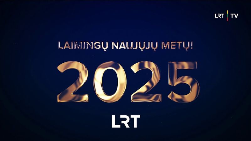 Новогоднее поздравление Президента Литвы Гитанаса Науседы. LRT 1 HD (Литва). 31.12.2024