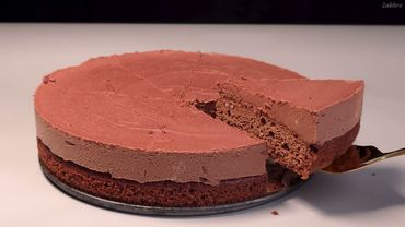 Fluffy Chocolate Dessert – Mousse cake recipe! NO GELATIN