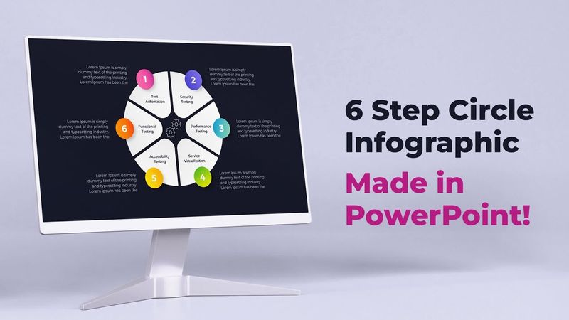 PowerPoint Tutorial | Create a 6 Step Circle Infographic in Minutes