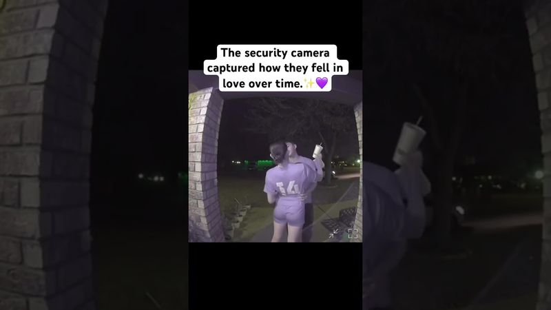 The camera recorded their love story ✨💜 #shorts #love #viralshorts #funny #fyp