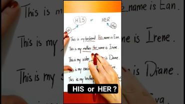 #HIS or #HER #learn #english #learning