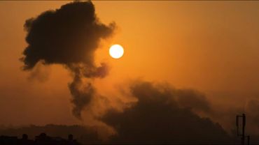 Smoke billows from northern Gaza following night-time strikes | AFP