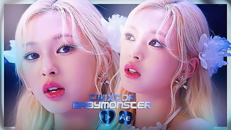 TWIXTOR CLIPS 4K BABYMONSTER - 'Stuck In The Middle' M/V