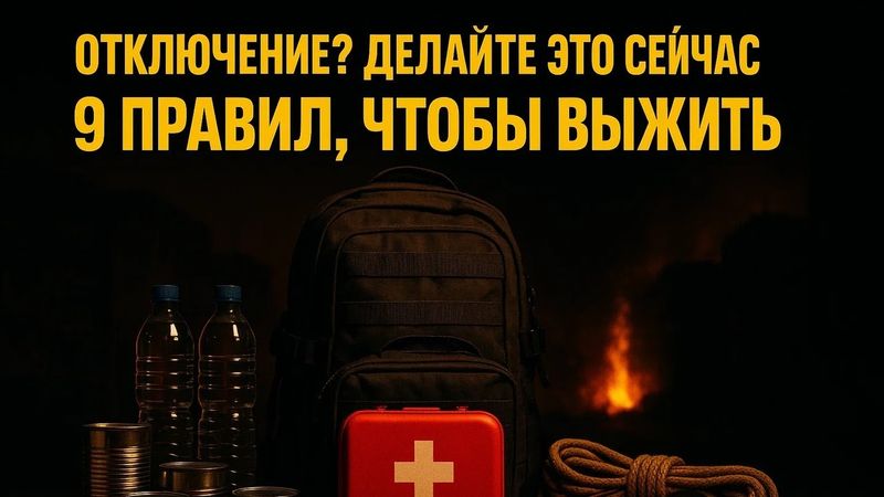 Энергетический КРИЗИС: 9 правил выживания без электричества