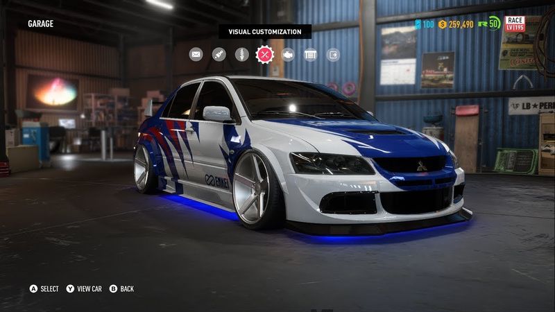NFS PAYBACK - Earl's Evo from NFS Most wanted, Customization + Air Suspension