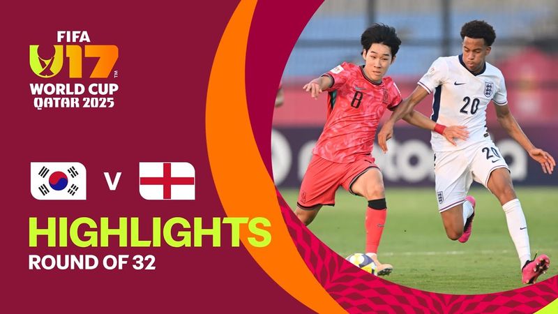 Korea Republic vs England Highlights | FIFA U-17 World Cup Qatar 2025