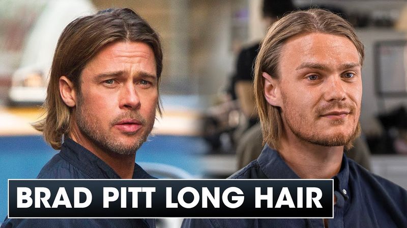Brad Pitt hairstyle - long version