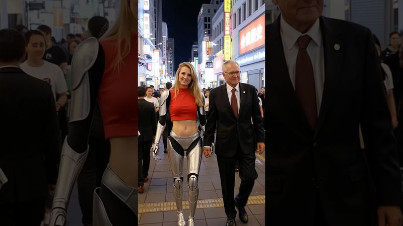 Robots accompany the elderly on walks #robot