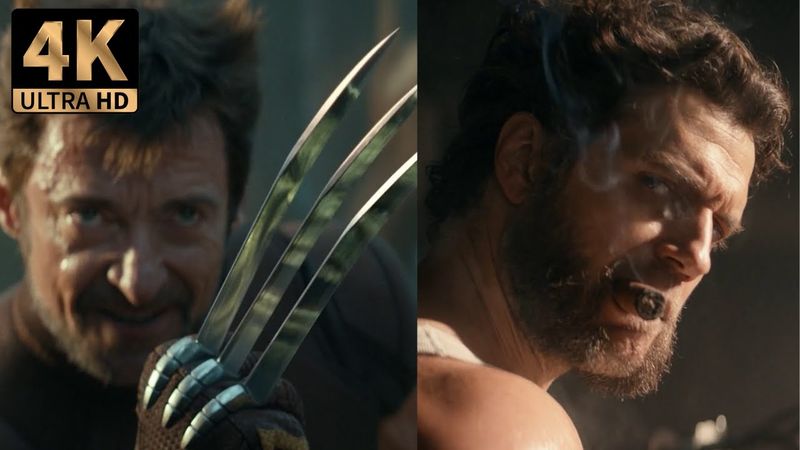 Deadpool and Wolverine (2024) | All Wolverine variants montage (including Henry Cavill) 4K [2160p]