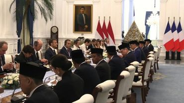Bilateral meeting between Emmanuel Macron and Indonesian president | AFP