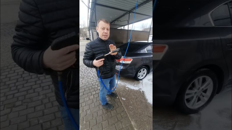 Показываю как правильно мыть автомобиль на авто мойке самообслуживания! Полный цикл мойки!