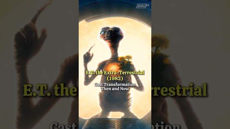 E.T. the Extra-Terrestrial (1982) - Memorable Cast Transformation Then and Now