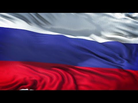 Russia Flag 5 Minutes Loop - FREE 4k Stock Footage - Realistic Russian Flag Wave Animation