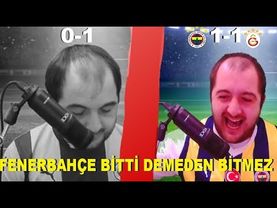 SON DAKİKA'DA 90+5'TE MAÇI KURTARDI DURAN EMMİ. - Fenerbahçe 1-1 Galatasaray (Tepki)