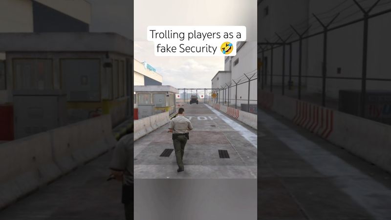 Trolling players as a fake Security 🤣 #gta5 #gtaviral #gtaonline #gta5online #gta #shorts