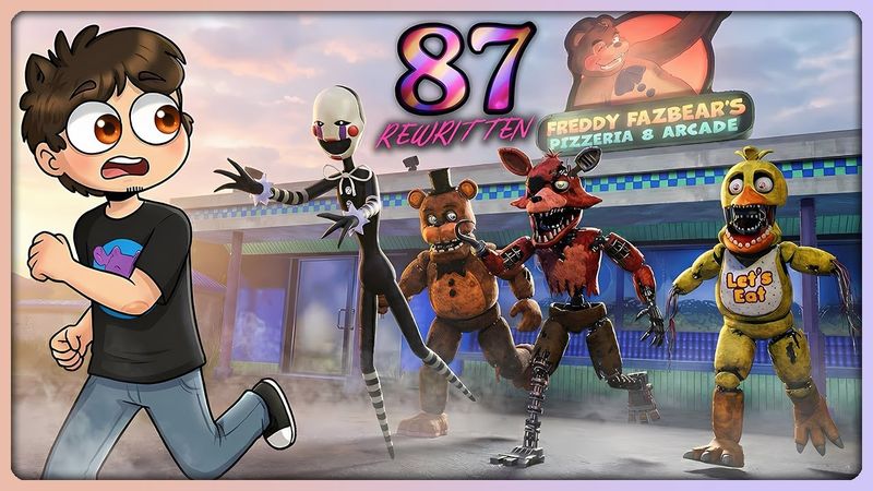 ФИНАЛ ПЕРЕПИСАННОГО ФНАФ 2! НОЧЬ 6! ✅ FNAF Rewritten 87 FULL GAME #4