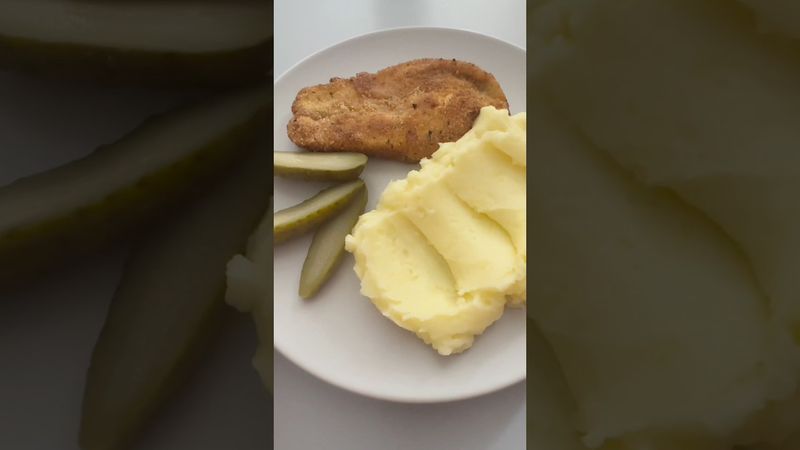 Pure de patata 🥔 muy cremoso y sabroso#shorts #pure #patatá #papa #receta