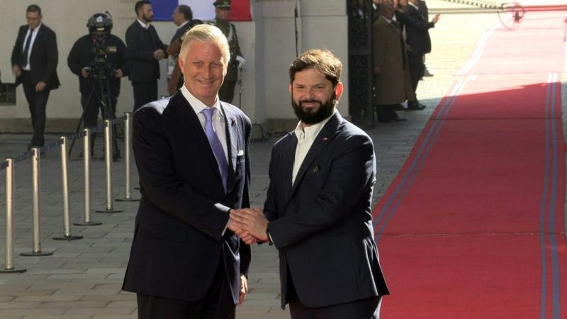 The King and Queen of Belgium meet with Chilean President Gabriel Boric | AFP