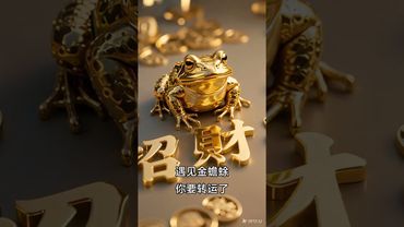 《金蟾送财》佛心金蟾纳福，财源天成 三足稳立，口衔宝钱，背驮北斗七星； 招八方财气，守万贯家业。 聚财源不散，生意兴隆日日见！ #招财 #转运 #大吉大利 #好运 #鸿运当头 #财源滚滚 #八方来财