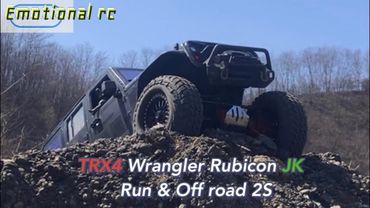Traxxas TRX4 Jeep Wrangler Rubicon Run 2s Lipo Rc car