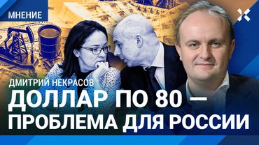 Доллар по 80 рублей — проблема для России. Дмитрий НЕКРАСОВ про ошибку Центробанка и Набиуллиной