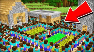 ОТКУДА В НАШЕЙ ДЕРЕВНЕ ТАК МНОГО ИГРОКОВ В МАЙНКРАФТ | Компот Minecraft