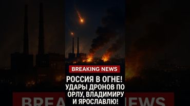 Россия в огне! Удары дронов по Орлу, Владимиру и Ярославлю!