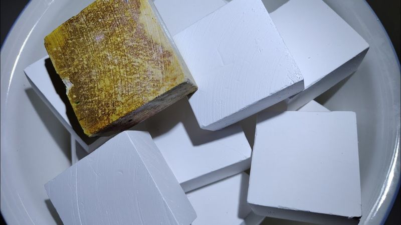 受潮软脆搭配酥脆晕染粉笔丨纯白颗粒粉笔积木，又脆又硬，韧劲十足丨原创声控