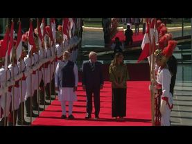 Brazil's Lula welcomes Indian PM Narendra Modi with military honors in Brasilia | AFP