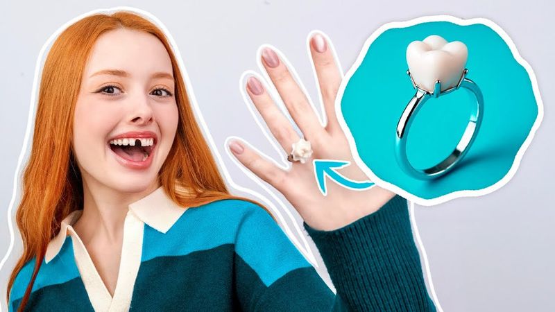 Сделала КОЛЬЦО из ЗУБА 💍 По видеоурокам