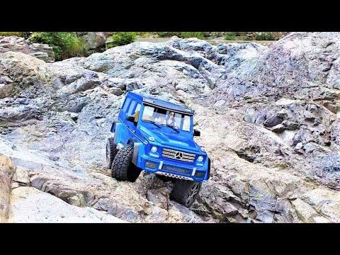Traxxas TRX-4 Mercedes-Benz G500 Rock Climbing Action Cam