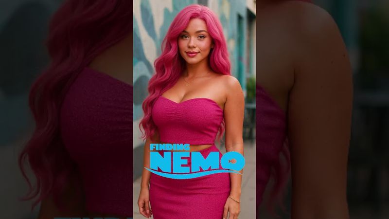 Finding Nemo Characters as Humans: You Won’t Believe This! 😱🐠🌊 #livingcartoon #findingnemo #disney